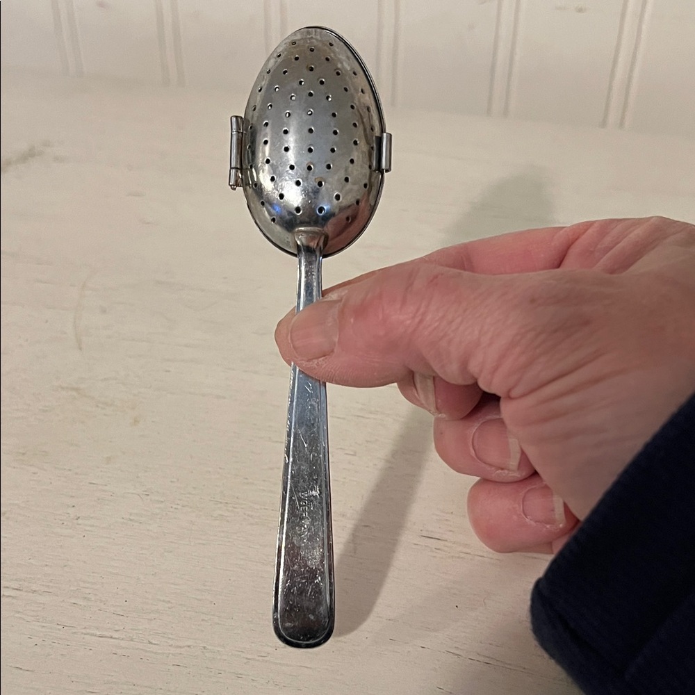 Vintage West Germany Silver Tea Infuser spoon